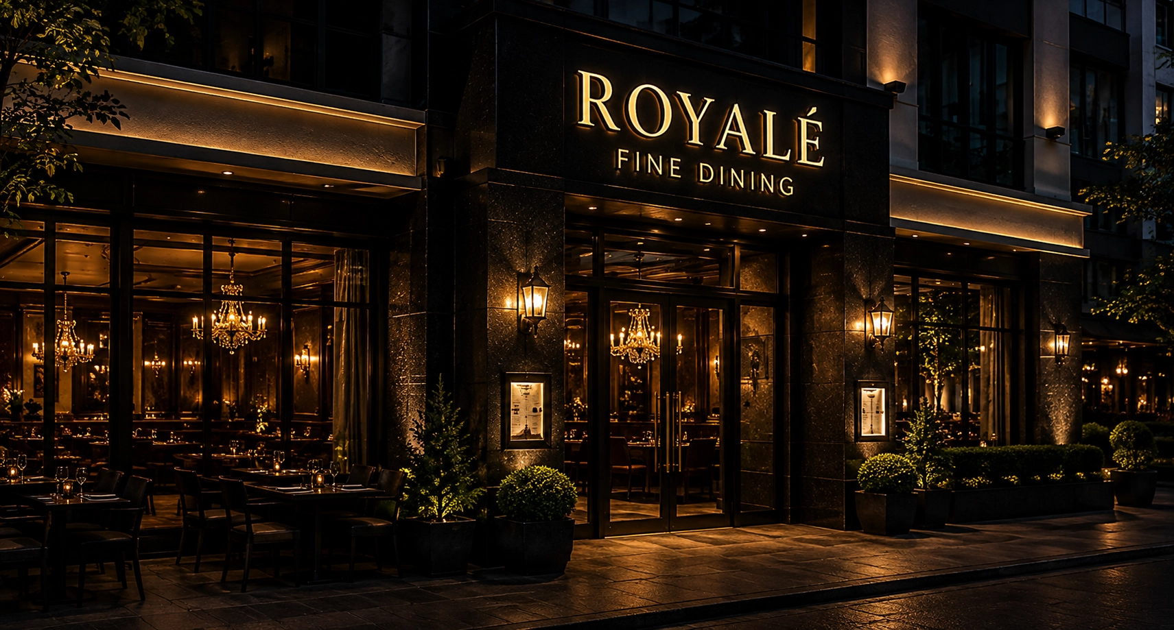 Royale Fine Dining Exterior
